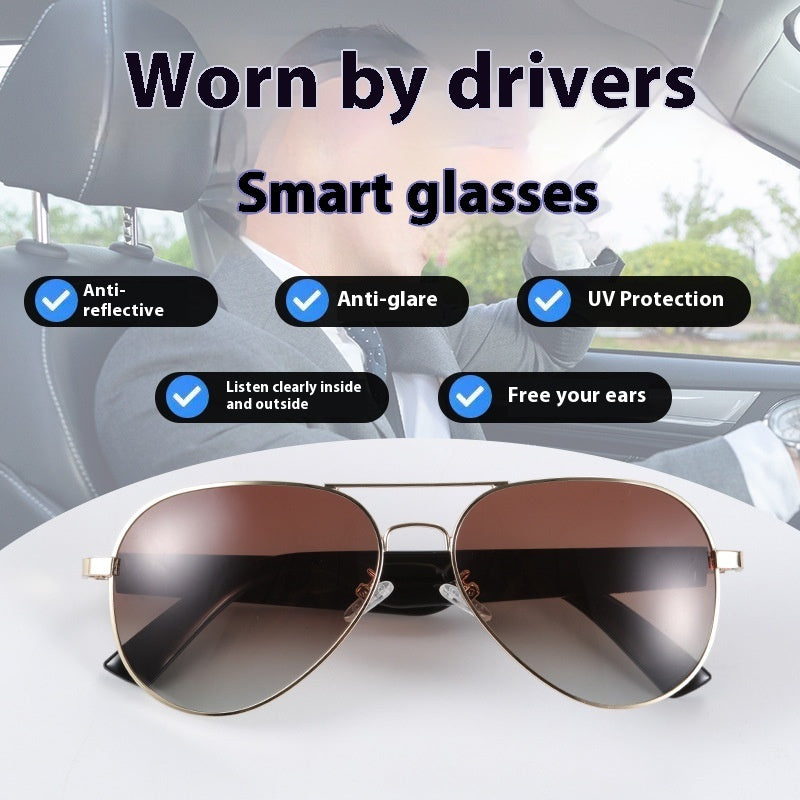 Smart Ai Translation Glasses Bluetooth Music Audio UV Protection Polarized Sun Glasses