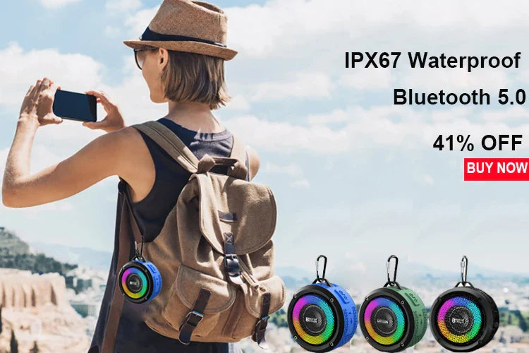 New Mini Bluetooth Speaker Wireless Bluetooth Sound Box with LED Display Alarm Clock Hifi TF Card MP3 Music Play For PC Phone