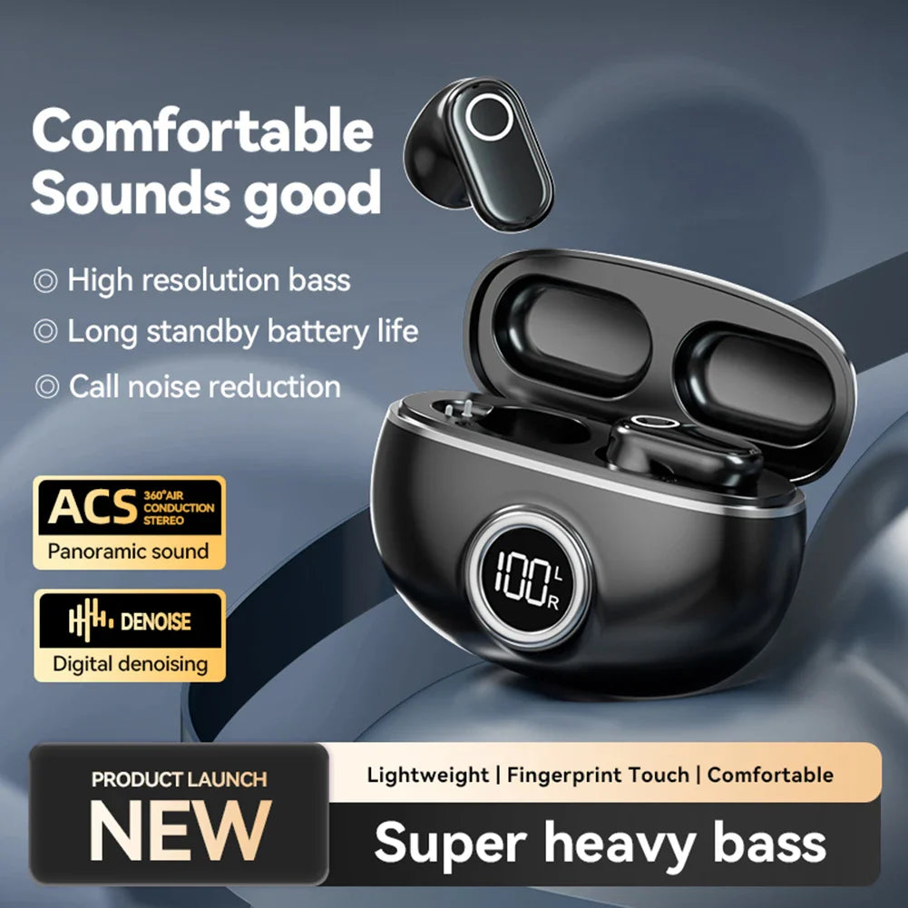 144 Languages Real Time Translation Earbuds Bluetooth-Compatible 5.4 AI Translation Earphone 99% Accuracy Smart Voice Translator