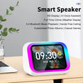 Smart Bluetooth Translator RGB Speaker 18 Languages Real-time Translation AI bluetooth 5.4 speaker with LCD display, game,alarm