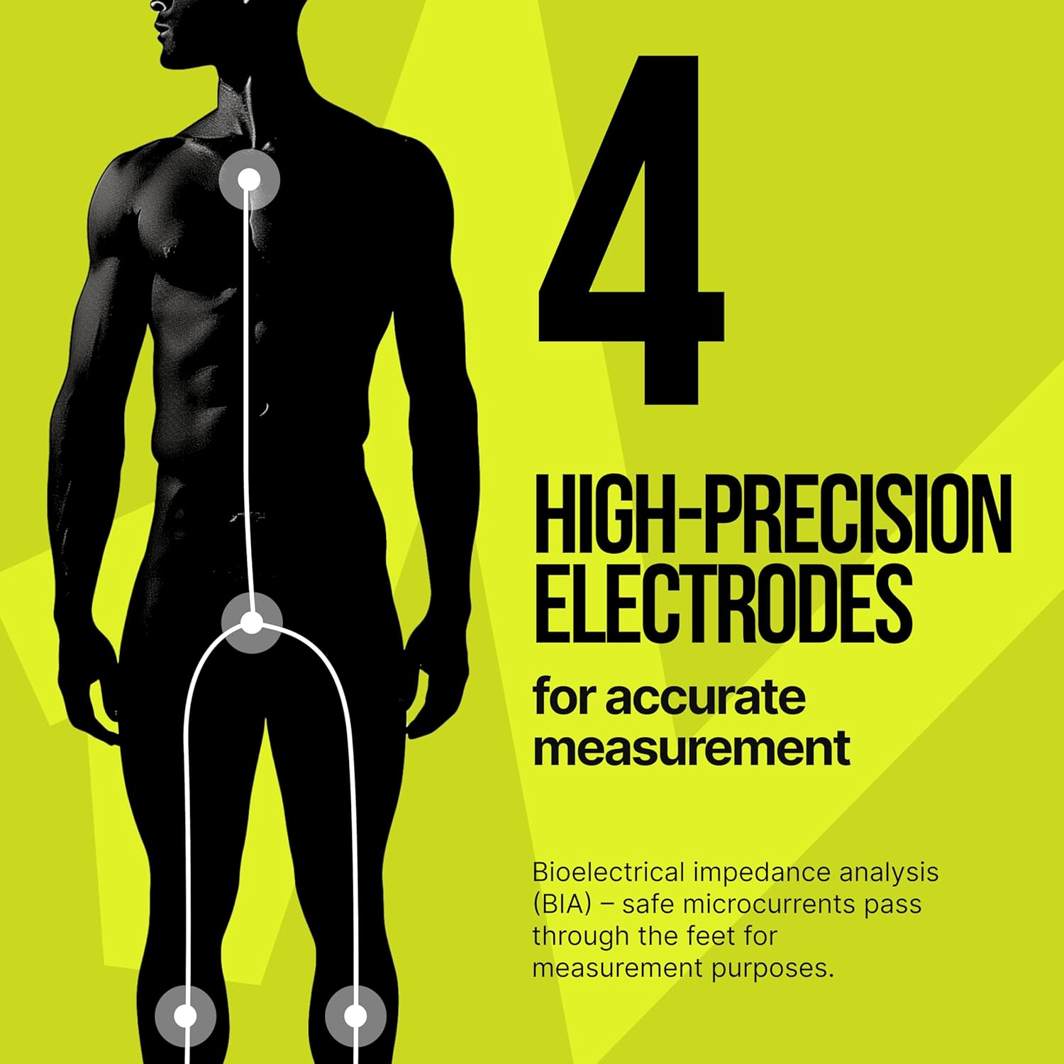 EziGo Smart Scale with Body Fat and BMI, 25 Metrics, Bluetooth